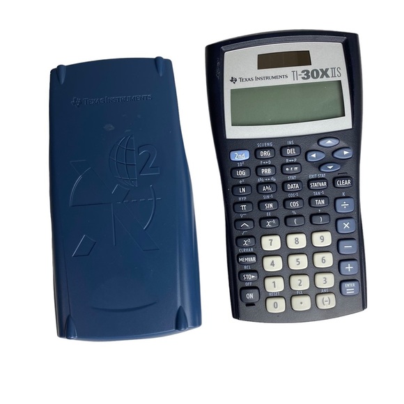 Texas Instruments TI-30X IIS Scientific Calculator Blue Tested Working - Picture 2 of 8